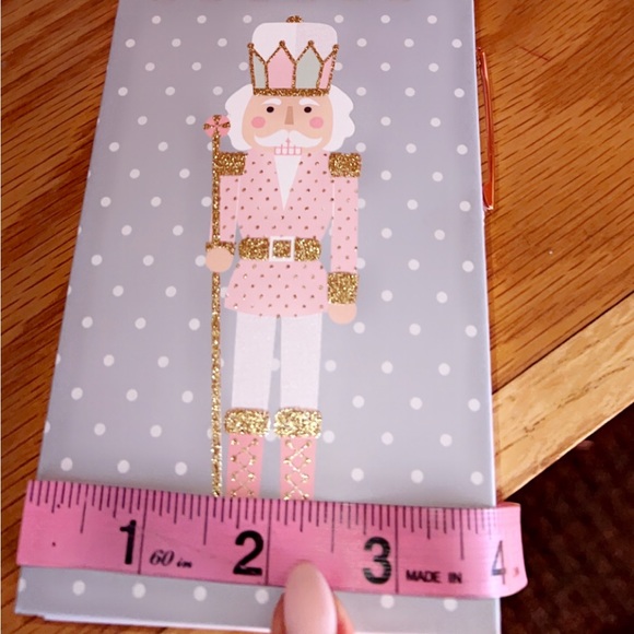 Pink Pastel Nutcracker Notepad and pen PinkMas New - Picture 4 of 8